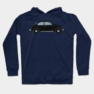 Vintage Car in black Hoodie